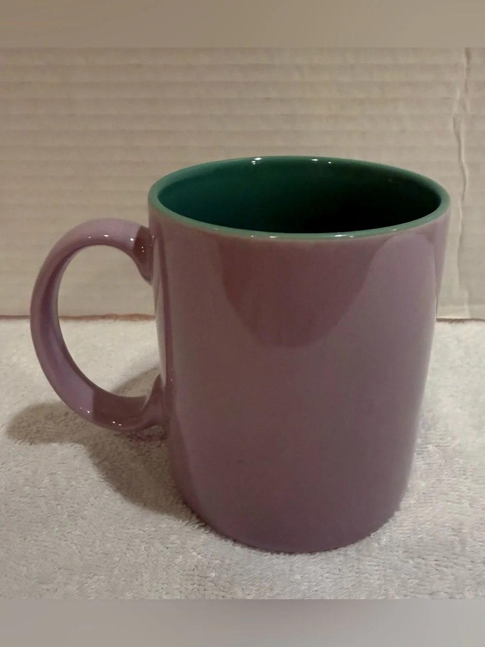 Central Perk Mug, Friends TV Series, 11.5oz, BPA Free Lavender w/ Teal
